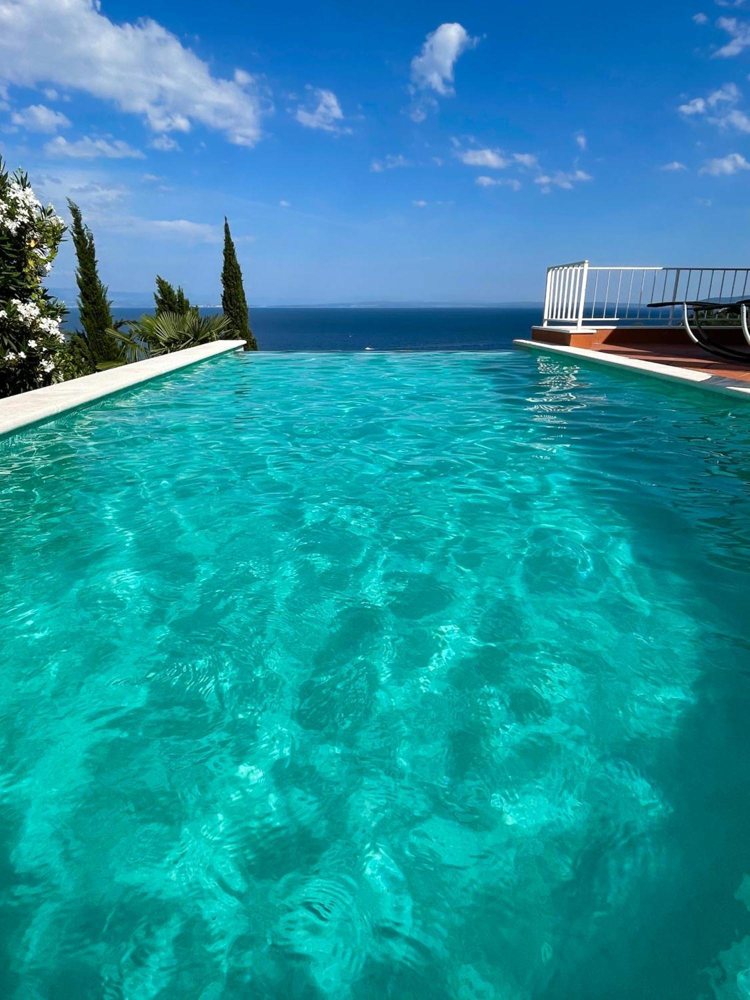 Villa Lovran - 150M To The Beach - Infinity Pool - Incredible Sea View - Fitness Room ภายนอก รูปภาพ